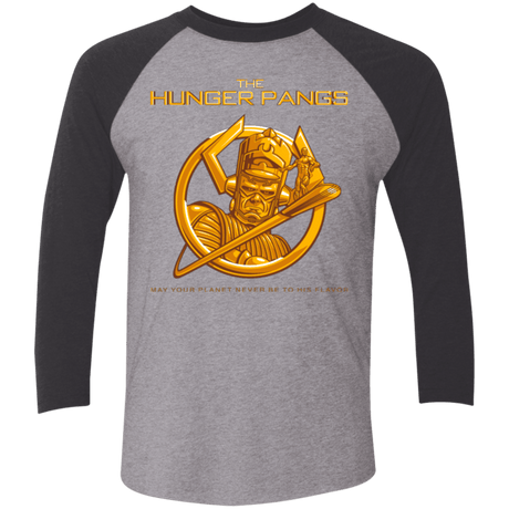 T-Shirts Premium Heather/ Vintage Black / X-Small The Hunger Pangs Men's Triblend 3/4 Sleeve