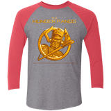T-Shirts Premium Heather/ Vintage Red / X-Small The Hunger Pangs Men's Triblend 3/4 Sleeve