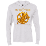 T-Shirts Heather White / X-Small The Hunger Pangs Triblend Long Sleeve Hoodie Tee