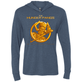 T-Shirts Indigo / X-Small The Hunger Pangs Triblend Long Sleeve Hoodie Tee