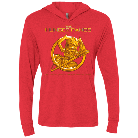 T-Shirts Vintage Red / X-Small The Hunger Pangs Triblend Long Sleeve Hoodie Tee