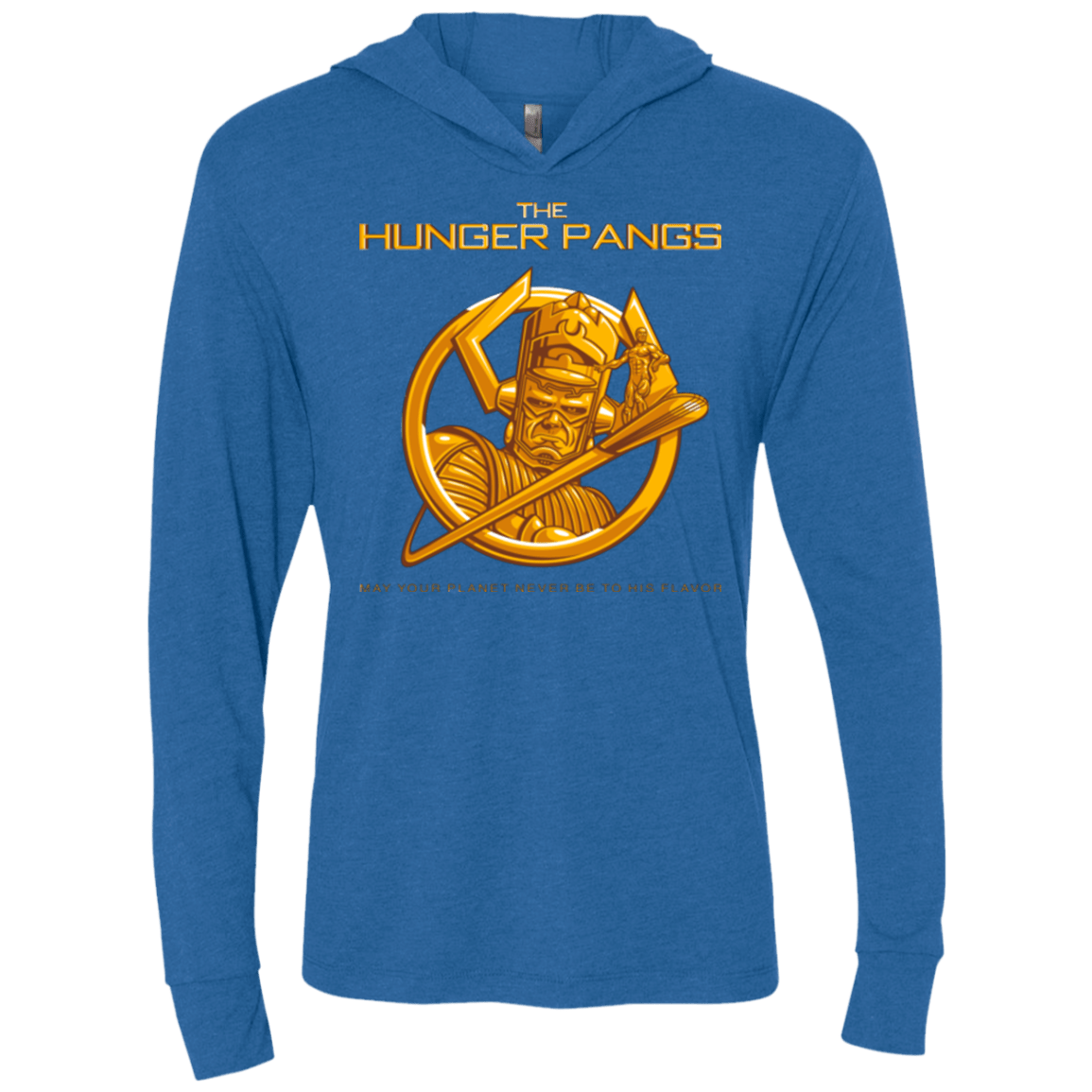 T-Shirts Vintage Royal / X-Small The Hunger Pangs Triblend Long Sleeve Hoodie Tee