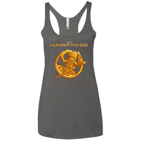 T-Shirts Premium Heather / X-Small The Hunger Pangs Women's Triblend Racerback Tank