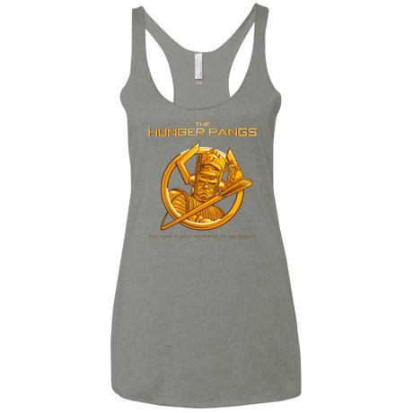 T-Shirts Venetian Grey / X-Small The Hunger Pangs Women's Triblend Racerback Tank
