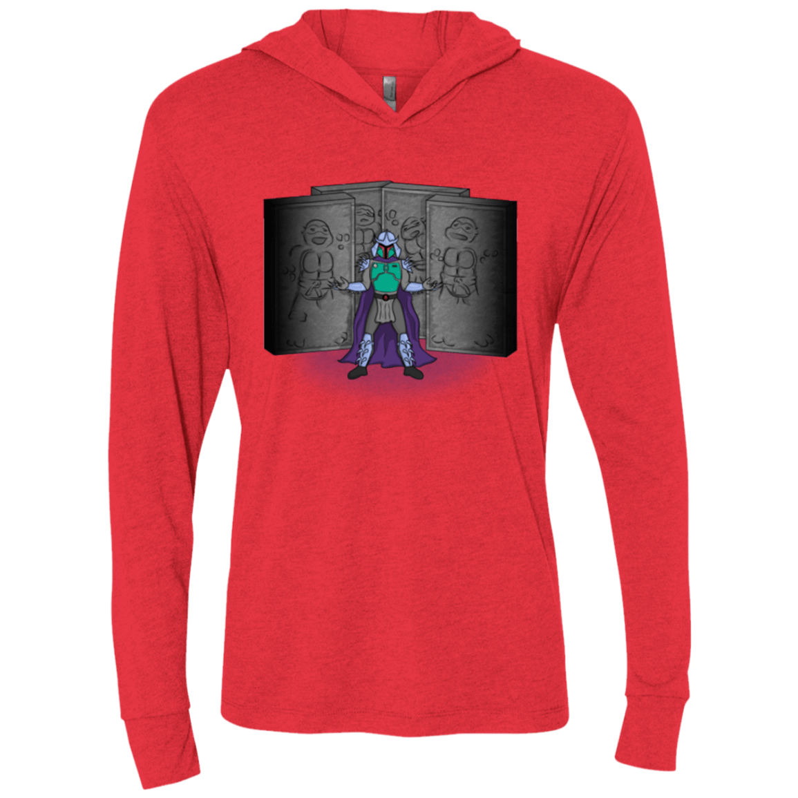 The Hunt Triblend Long Sleeve Hoodie Tee