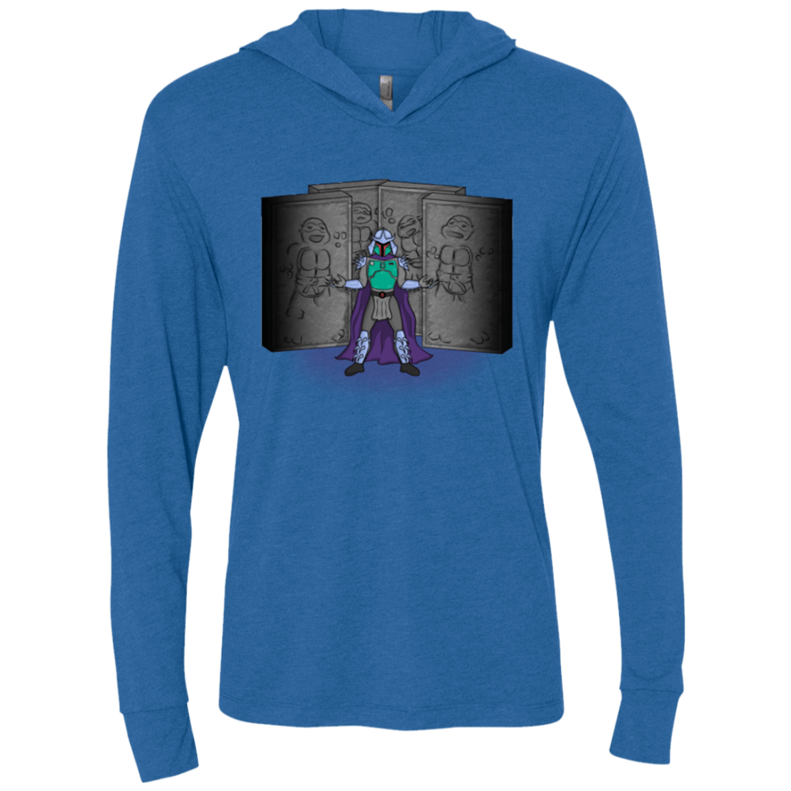 The Hunt Triblend Long Sleeve Hoodie Tee