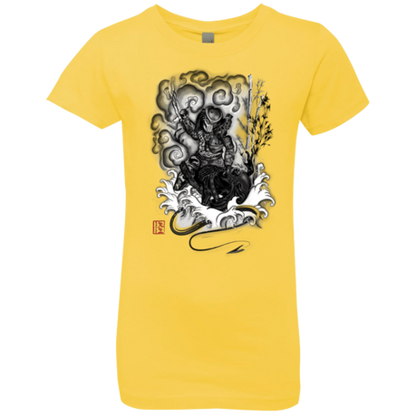 T-Shirts Vibrant Yellow / YXS The hunter and the demon Girls Premium T-Shirt