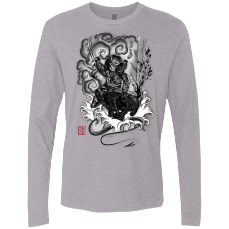 T-Shirts Heather Grey / Small The hunter and the demon Men's Premium Long Sleeve