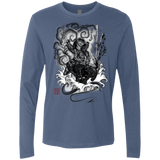 T-Shirts Indigo / Small The hunter and the demon Men's Premium Long Sleeve