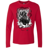 T-Shirts Red / Small The hunter and the demon Men's Premium Long Sleeve