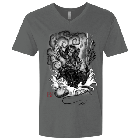 T-Shirts Heavy Metal / X-Small The hunter and the demon Men's Premium V-Neck