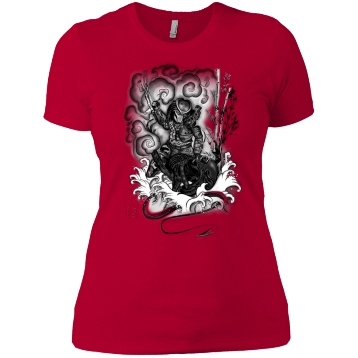 T-Shirts Red / X-Small The hunter and the demon Women's Premium T-Shirt