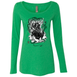 T-Shirts Envy / Small The hunter and the demon Women's Triblend Long Sleeve Shirt