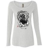 T-Shirts Heather White / Small The hunter and the demon Women's Triblend Long Sleeve Shirt