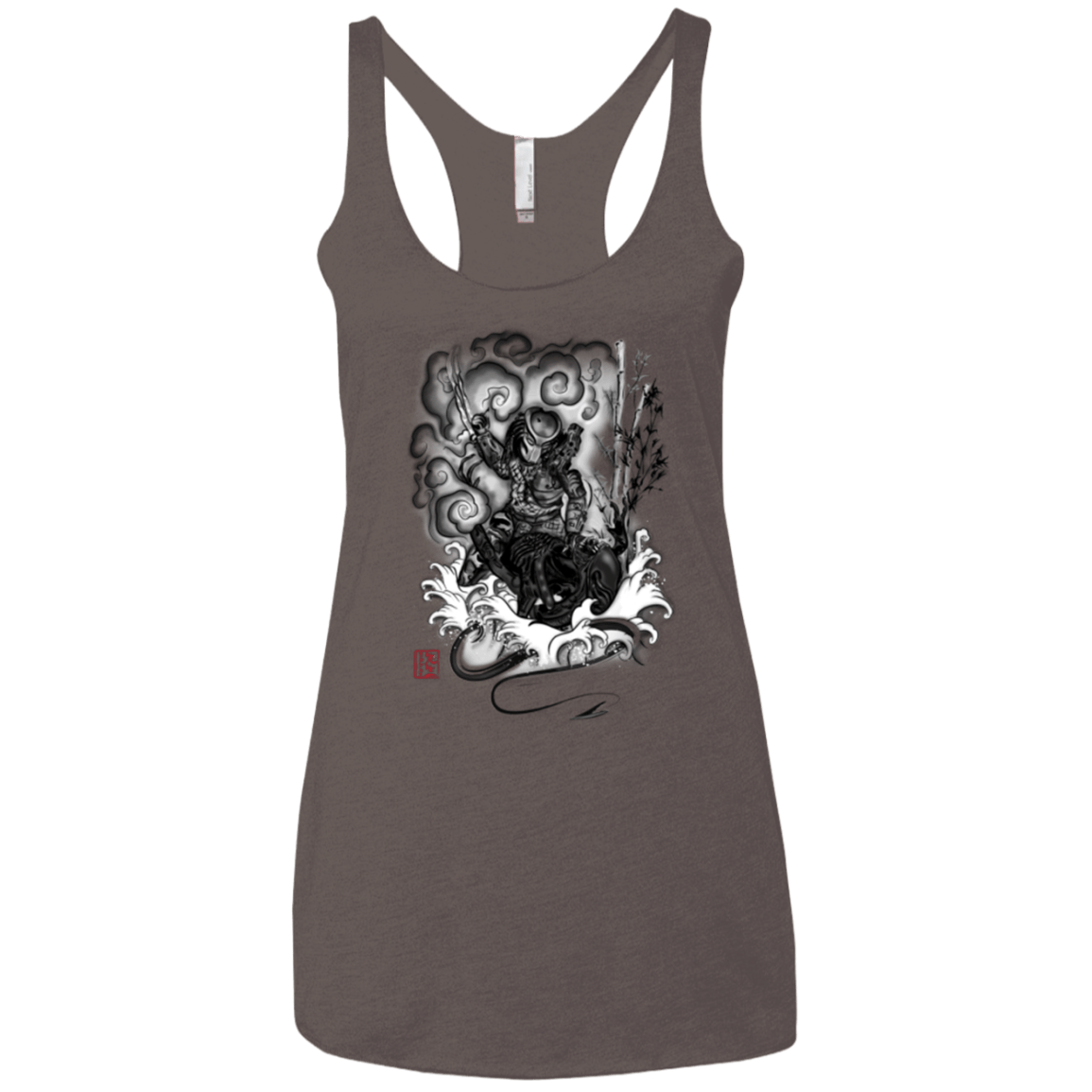 T-Shirts Macchiato / X-Small The hunter and the demon Women's Triblend Racerback Tank