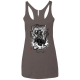 T-Shirts Macchiato / X-Small The hunter and the demon Women's Triblend Racerback Tank