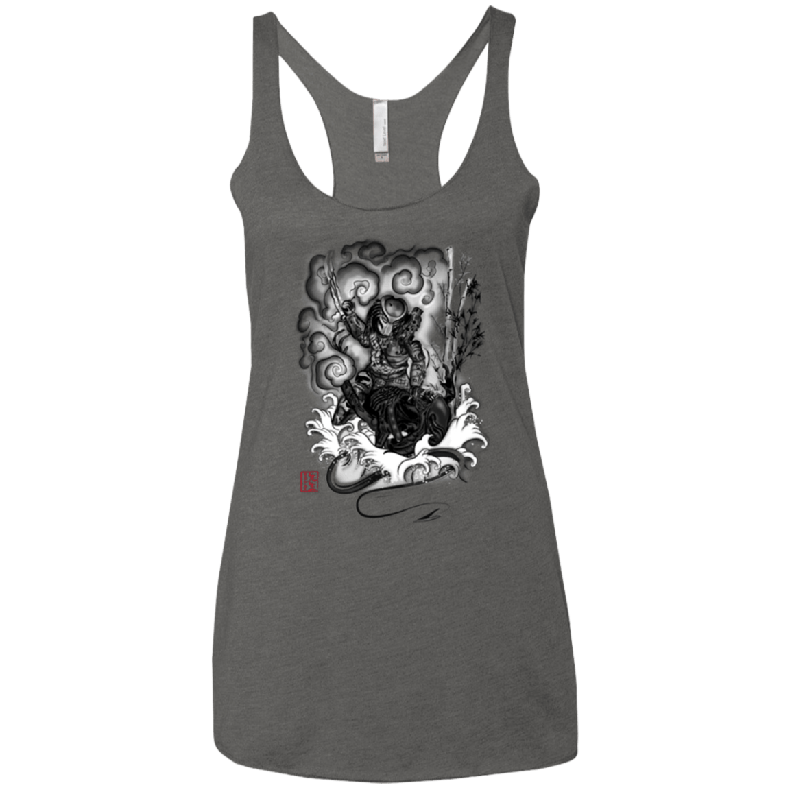 T-Shirts Premium Heather / X-Small The hunter and the demon Women's Triblend Racerback Tank