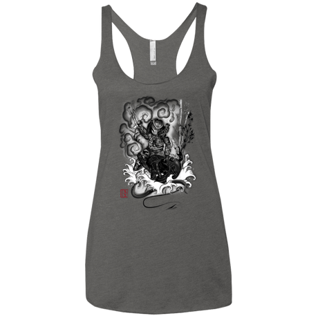 T-Shirts Premium Heather / X-Small The hunter and the demon Women's Triblend Racerback Tank