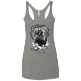 T-Shirts Venetian Grey / X-Small The hunter and the demon Women's Triblend Racerback Tank