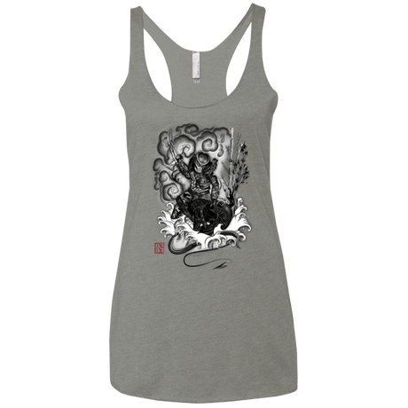 T-Shirts Venetian Grey / X-Small The hunter and the demon Women's Triblend Racerback Tank