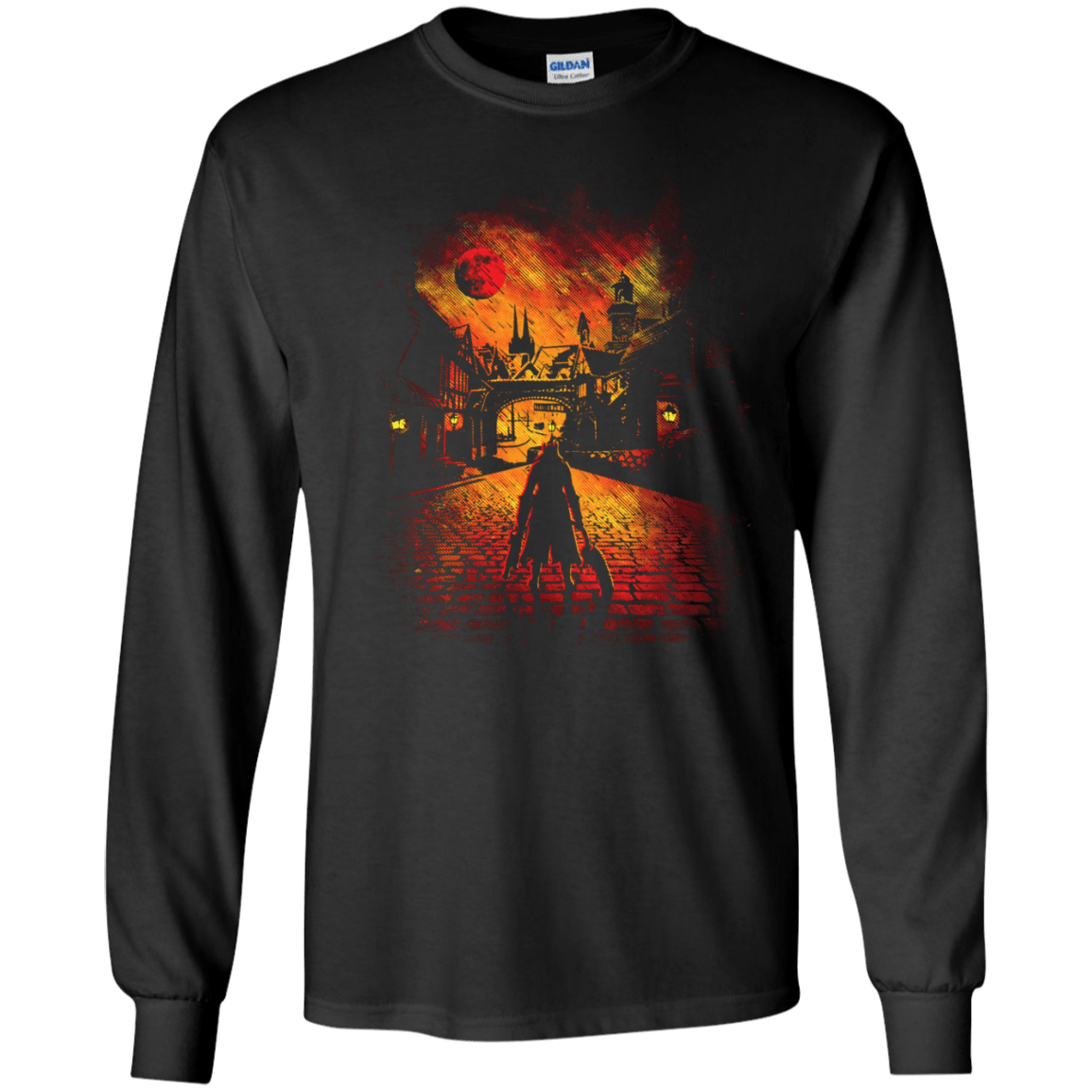 T-Shirts Black / S The Hunter Men's Long Sleeve T-Shirt