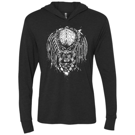 T-Shirts Vintage Black / X-Small The Hunter Triblend Long Sleeve Hoodie Tee