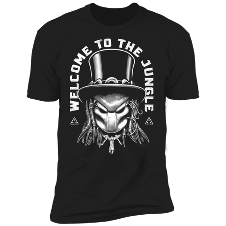 T-Shirts Black / X-Small The Hunter Welcomes You To The Jungle Men's Premium T-Shirt