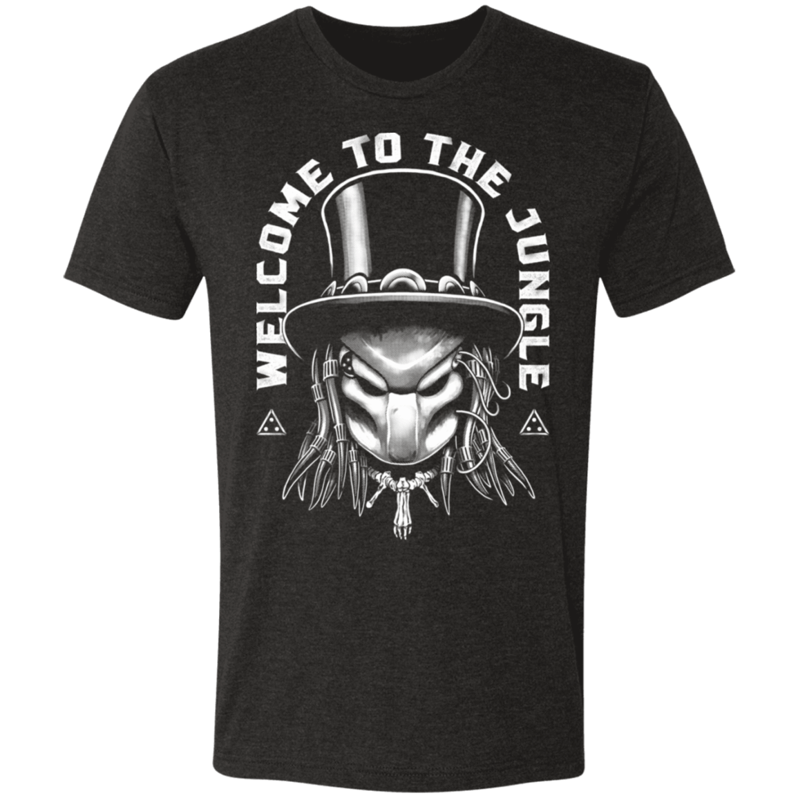 T-Shirts Vintage Black / S The Hunter Welcomes You To The Jungle Men's Triblend T-Shirt