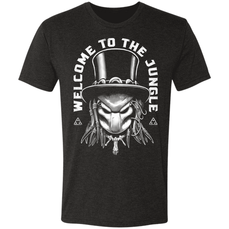 T-Shirts Vintage Black / S The Hunter Welcomes You To The Jungle Men's Triblend T-Shirt