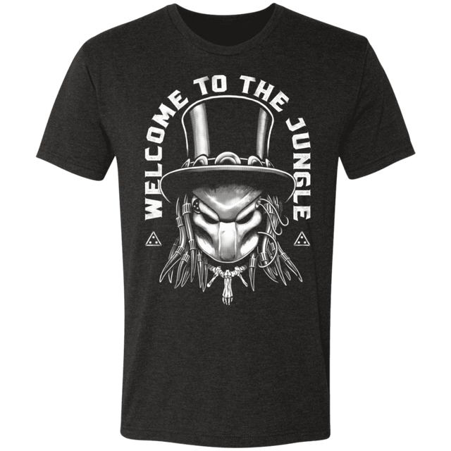 T-Shirts Vintage Black / S The Hunter Welcomes You To The Jungle Men's Triblend T-Shirt