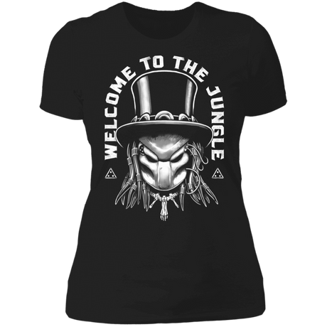 T-Shirts Black / X-Small The Hunter Welcomes You To The Jungle Women's Premium T-Shirt