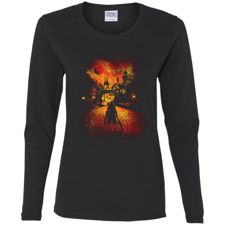 T-Shirts Black / S The Hunter Women's Long Sleeve T-Shirt