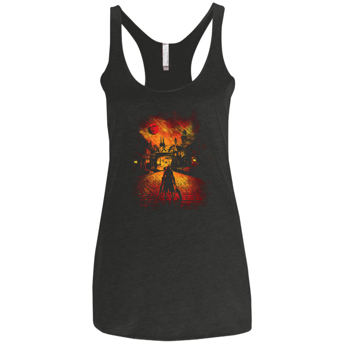 T-Shirts Vintage Black / X-Small The Hunter Women's Triblend Racerback Tank