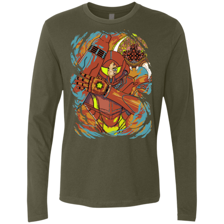 T-Shirts Military Green / Small The Huntress Men's Premium Long Sleeve