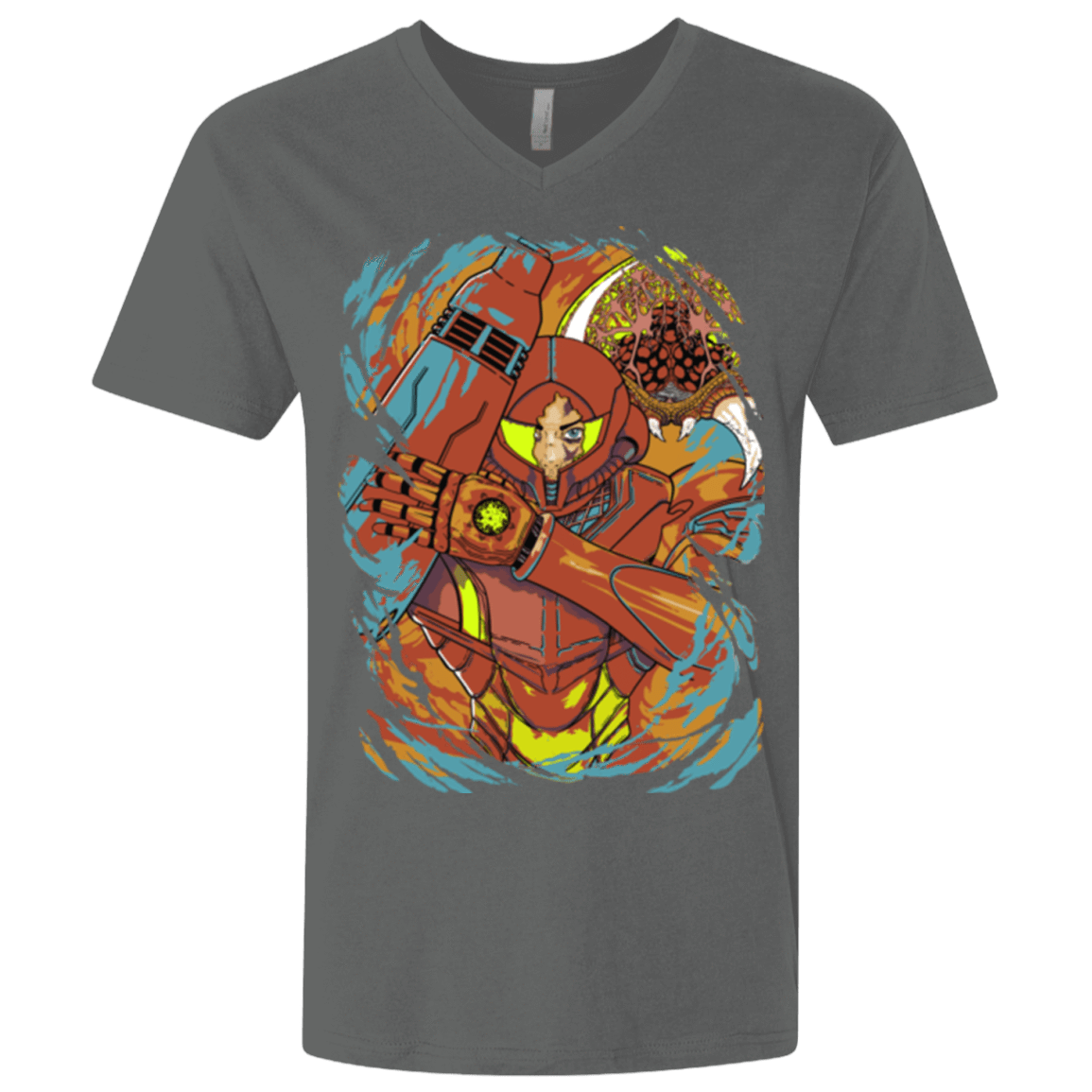 T-Shirts Heavy Metal / X-Small The Huntress Men's Premium V-Neck