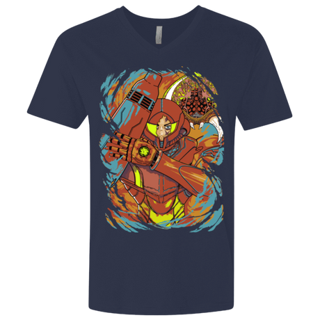 T-Shirts Midnight Navy / X-Small The Huntress Men's Premium V-Neck