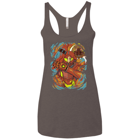 T-Shirts Macchiato / X-Small The Huntress Women's Triblend Racerback Tank