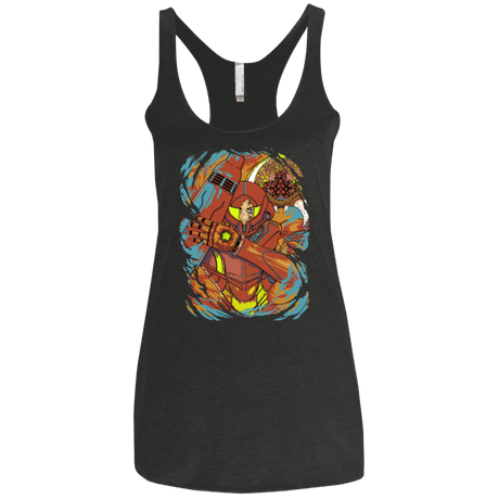 T-Shirts Vintage Black / X-Small The Huntress Women's Triblend Racerback Tank