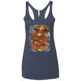 T-Shirts Vintage Navy / X-Small The Huntress Women's Triblend Racerback Tank