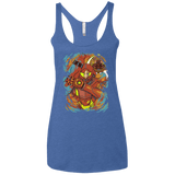 T-Shirts Vintage Royal / X-Small The Huntress Women's Triblend Racerback Tank