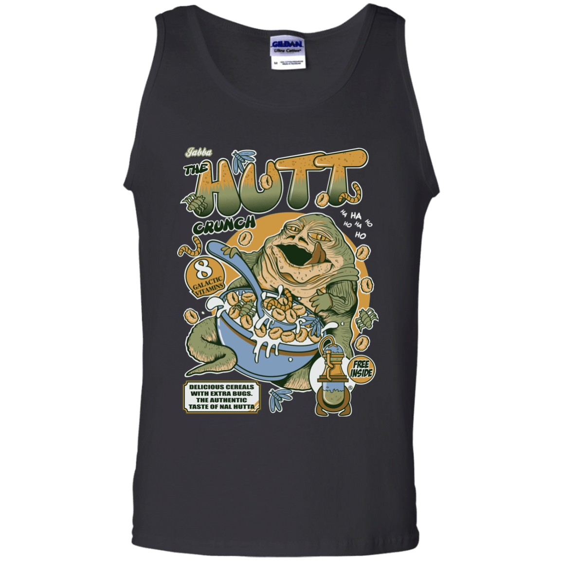 T-Shirts Black / S The Hutt Crunch Men's Tank Top