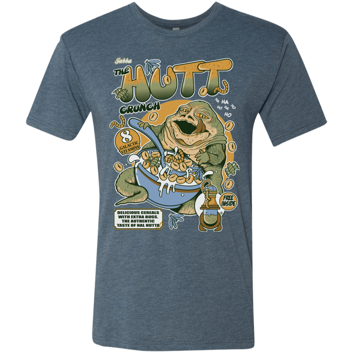 T-Shirts Indigo / S The Hutt Crunch Men's Triblend T-Shirt