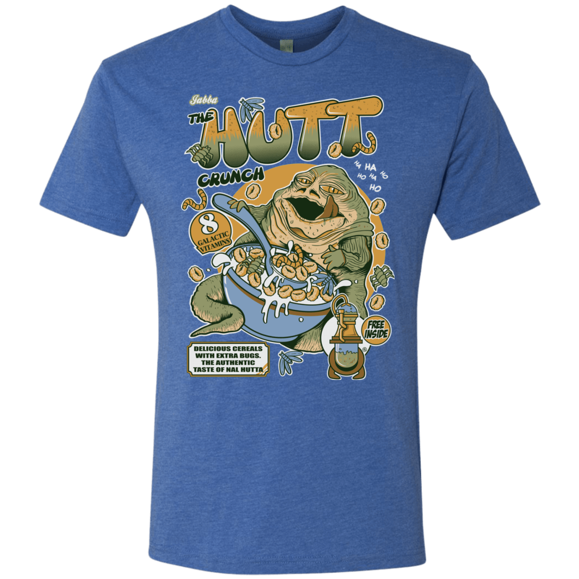 T-Shirts Vintage Royal / S The Hutt Crunch Men's Triblend T-Shirt