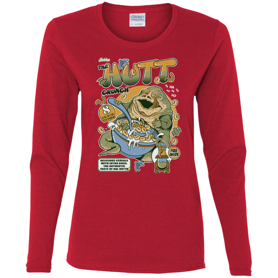T-Shirts Red / S The Hutt Crunch Women's Long Sleeve T-Shirt