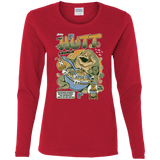 T-Shirts Red / S The Hutt Crunch Women's Long Sleeve T-Shirt