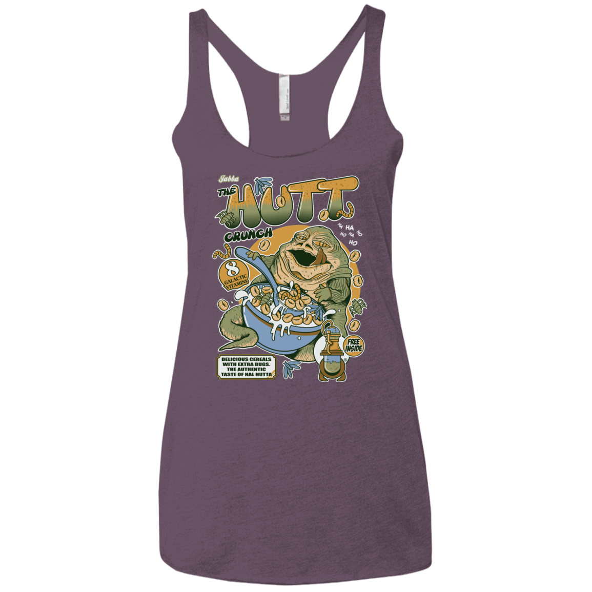 T-Shirts Vintage Purple / X-Small The Hutt Crunch Women's Triblend Racerback Tank