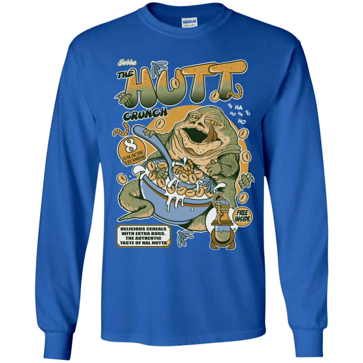 T-Shirts Royal / YS The Hutt Crunch Youth Long Sleeve T-Shirt