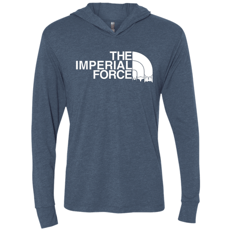T-Shirts Indigo / X-Small The Imperial force Triblend Long Sleeve Hoodie Tee