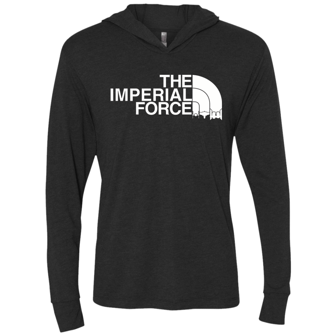 T-Shirts Vintage Black / X-Small The Imperial force Triblend Long Sleeve Hoodie Tee