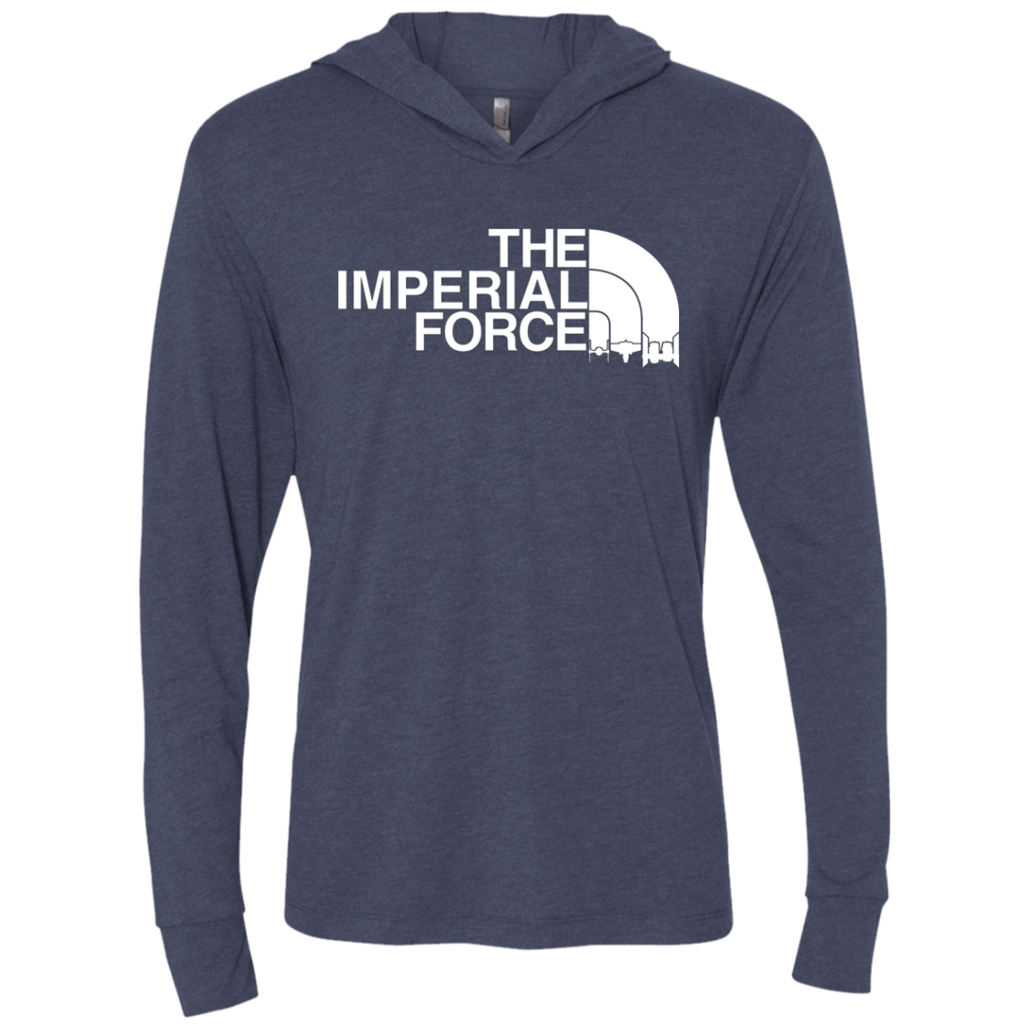 T-Shirts Vintage Navy / X-Small The Imperial force Triblend Long Sleeve Hoodie Tee